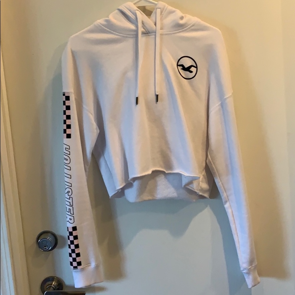 Hollister cropped sweatshirt